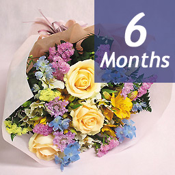 季節の花束・デラックス-6ヶ月定期便-