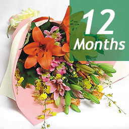季節の花束・デラックス-12ヶ月定期便-